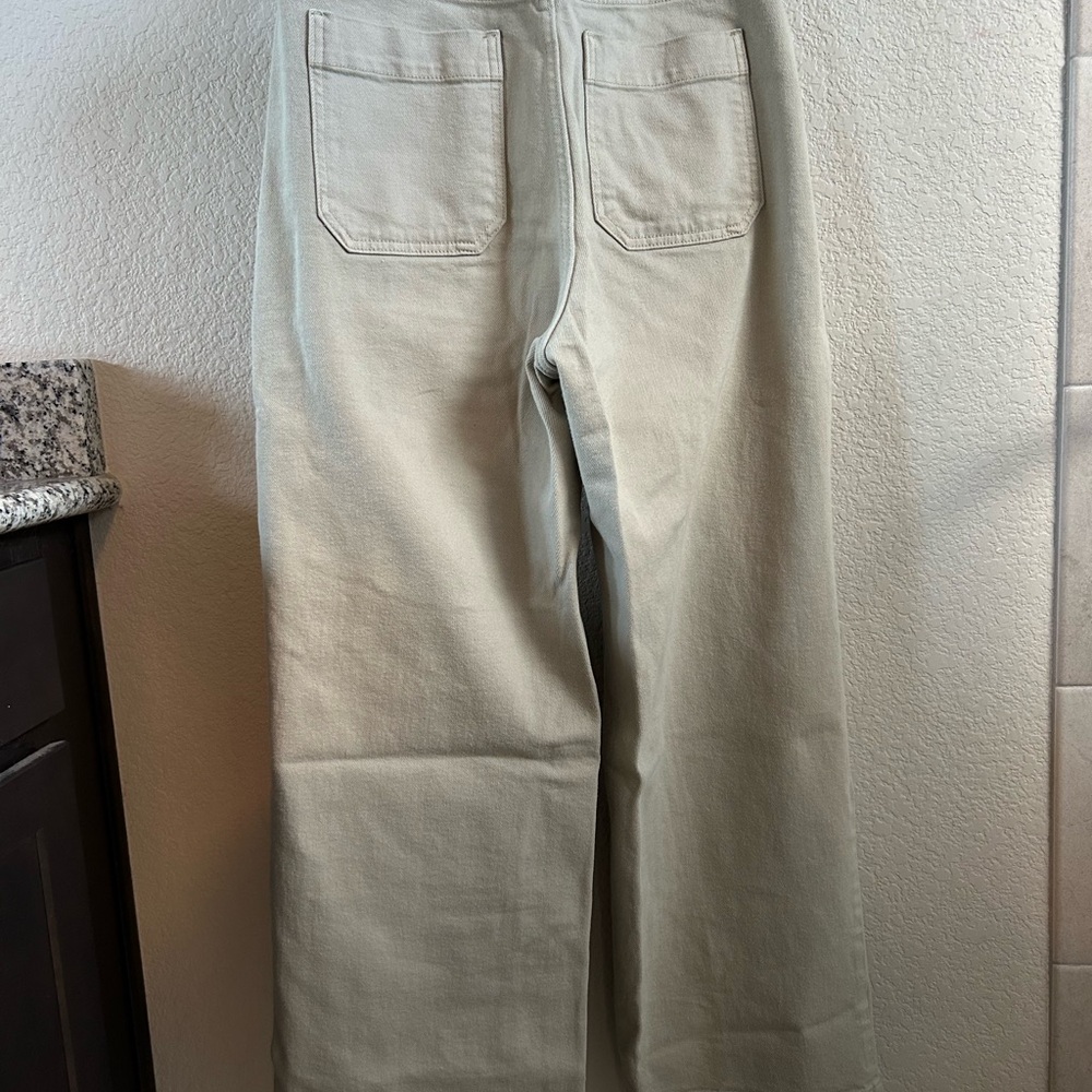 Just Black Denim Utility Wide Leg in Moonstone size 29 - Picture 6 of 7